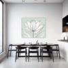 Graceful Tulip Flower Dining Room Demo