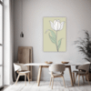Graceful Tulip Flower Dining Room Demo