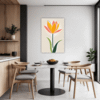 Graceful Tulip Flower Dining Room Demo