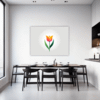 Graceful Tulip Flower Dining Room Demo