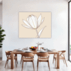Graceful Tulip Flower Dining Room Demo