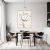 Graceful Tulip Flower Dining Room Demo