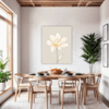 Graceful Tulip Flower Dining Room Demo