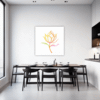 Graceful Tulip Flower Dining Room Demo