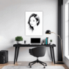 Graceful Woman Outline Office Demo