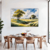 Grazing Herd Open Plains Dining Room Demo
