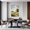 Grazing Herd Open Plains Dining Room Demo