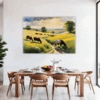 Grazing Herd Open Plains Dining Room Demo