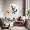 Great Dane Abstract Art Office Demo
