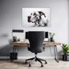 Great Dane Abstract Art Office Demo