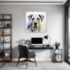 Great Dane Abstract Art Office Demo