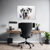 Great Dane Abstract Art Office Demo