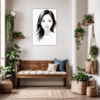 Hint of a Woman's Smile Hallway Demo