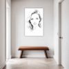 Hint of a Woman's Smile Hallway Demo