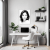 Hint of a Woman's Smile Office Demo