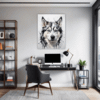 Husky Gaze Artwork Office Demo
