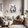 Husky Gaze Artwork Office Demo