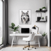 Husky Gaze Artwork Office Demo