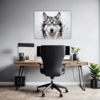 Husky Gaze Artwork Office Demo