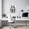 Husky Gaze Artwork Office Demo