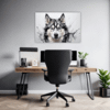Husky Gaze Artwork Office Demo