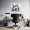 Husky Gaze Artwork Office Demo