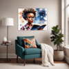 Intellectual Nerd Girl Living Room Demo