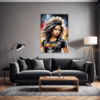 Intense Headbanger Chick Living Room Demo
