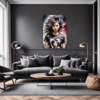 Intense Headbanger Chick Living Room Demo