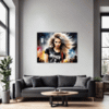 Intense Headbanger Chick Living Room Demo