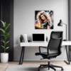 Intense Headbanger Chick Office Demo