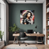 Intense Headbanger Chick Office Demo