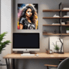 Intense Headbanger Chick Office Demo