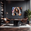 Intense Headbanger Chick Office Demo