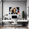 Intense Headbanger Chick Office Demo