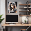 Intense Headbanger Chick Office Demo
