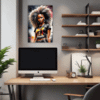 Intense Headbanger Chick Office Demo