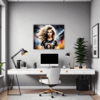 Intense Headbanger Chick Office Demo