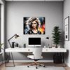 Intense Headbanger Chick Office Demo