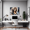 Intense Headbanger Chick Office Demo