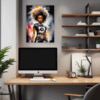 Intense Headbanger Chick Office Demo