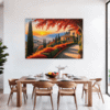 Italian Village at Dusk Dining Room Demo