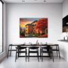 Italian Village at Dusk Dining Room Demo