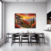 Italian Village at Dusk Dining Room Demo