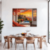 Italian Village at Dusk Dining Room Demo