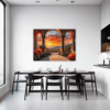 Italian Village at Dusk Dining Room Demo