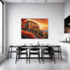 Italian Village at Dusk Dining Room Demo