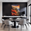 Italian Village at Dusk Dining Room Demo