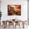 Italian Village at Dusk Dining Room Demo