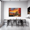 Italian Village at Dusk Dining Room Demo